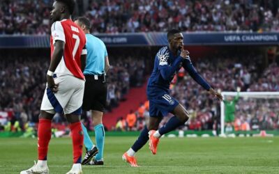 باريس سان جيرمان يفوز علي ارسنال بهدف نظيف في دوري ابطال اوروبا