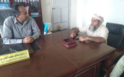 مدير عام تربية أبين يلتقي مدير تربية م/ سرار ويناقش معه الأوضاع التربوية والتعليمية بسرار