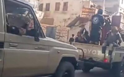 أثر إشتباكات البارحة وظهيرة اليوم.. رتل عسكري للحزام الأمني ومكافحة الإرهاب  يجوب العاصمة  زنجبار
