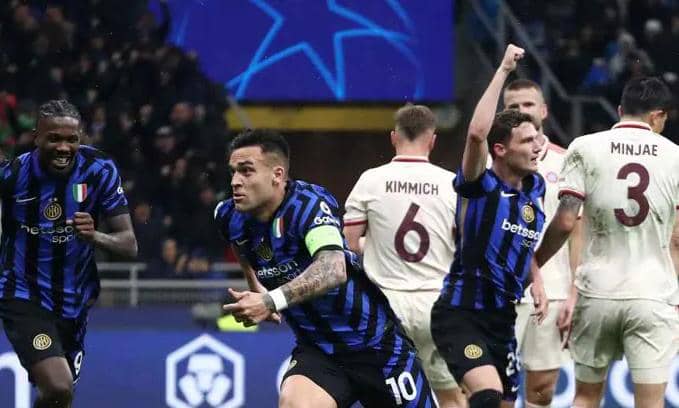 رغم التعادل.. إنتر ميلان يبلغ نصف نهائي أبطال أوروبا على حساب بايرن ميونخ