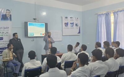 عميد معهد أمين ناشر فرع شبوة يشيد بمستوى التطبيق العملي في هيئة مستشفى الشيخ محمد بن زايد التعليمي