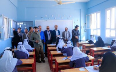 انتقالي شبوة والسلطة المحلية يدشنان امتحانات الثانوية العامة