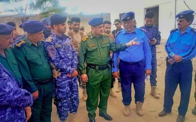 إدارة أمن أبين تدشن أسبوع المرور العربي تحت شعار ” تمهل أمامك حياة”