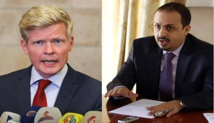وزير الإعلام ينتقد تصريحات “غروندبرغ” الأخيرة عن اليمن