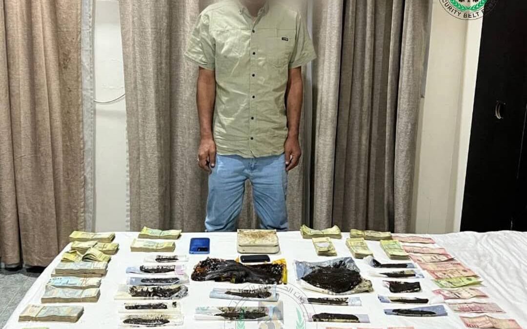الإدارة العامة لمكافحة المخدرات بقوات الحزام الأمني تطيح بأحد مروّجي المخدرات في أحد فنادق العاصمة عدن