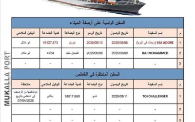 عاجل ومحزن.. تحويل مسار سفينة وقود مخصصة لمحطات كهرباء عدن إلى ميناء المكلا