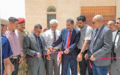 الوكيل الغتناني يدشن مركز الحجر البيطري والترصد الوبائي الممول من “الفاو” في جمرك شحن – المهرة