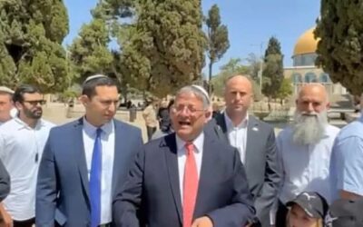 بن.غفير يقتحم المسجد الأقصى  بالقدس