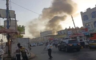 قتلى وجرحى بانفجار مخزن أسلحة حوثي في تعز اليمنية