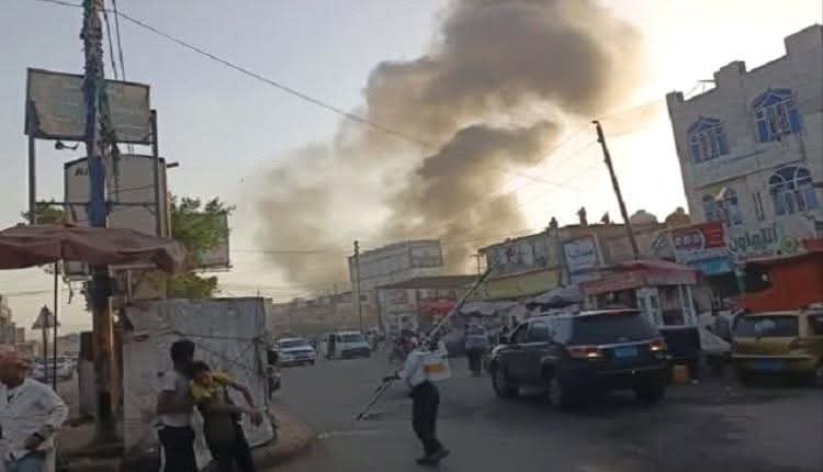 قتلى وجرحى بانفجار مخزن أسلحة حوثي في تعز اليمنية