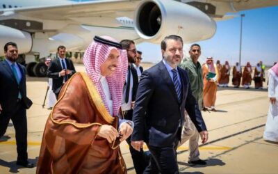 وزير الخارجية #السعودي يصل دمشق على رأس وفد اقتصادي