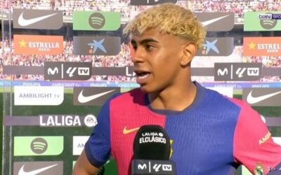 لامين يامال: كان علينا الفوز لحسم اللقب وسعيد من أجل الجماهير