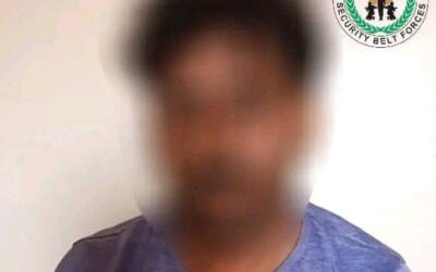 الحزام الأمني في محافظة لحج يلقي القبض على متهم فار في جريمة قتل حدثت بالمخا