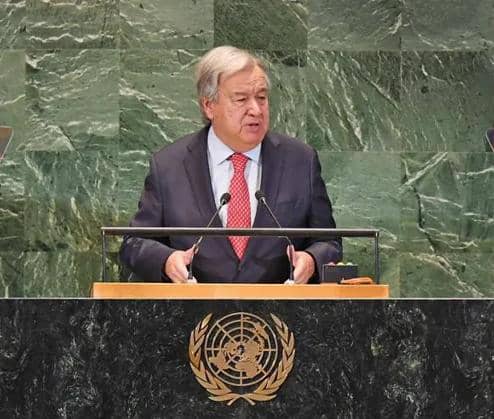 جوتيريش: ندعم حلا عادلا في أوكرانيا يحترم القانون الدولي