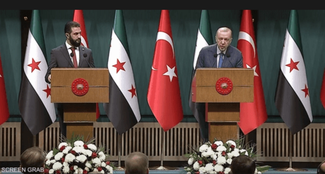 أردوغان يجري محادثات مع الشرع في إسطنبول