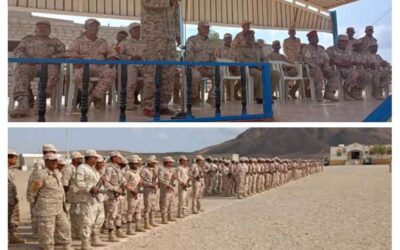 قيادة المنطقة العسكرية الثانية في زيارة عيدية للواء بارشيد.