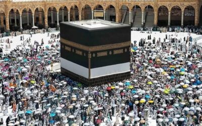 الحجاج المتعجلون يؤدون طواف الوداع بيسر وطمأنينة