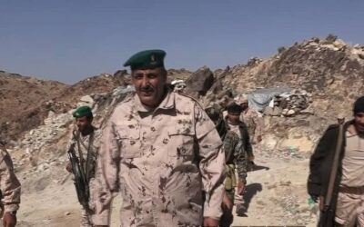 قائد اللواء الخامس حماية رئاسية يشيد بجاهزية القوات في جبهة الحد بيافع