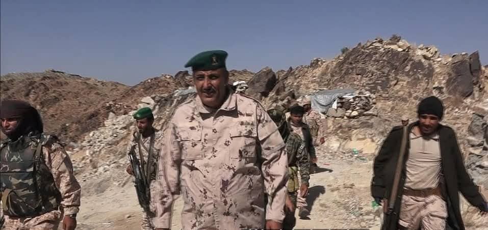 قائد اللواء الخامس حماية رئاسية يشيد بجاهزية القوات في جبهة الحد بيافع