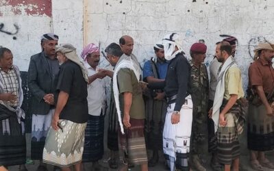 الأمين العام ينقل تعازي السلطة المحلية لرئيس انتقالي شبوة في وفاة شقيقه