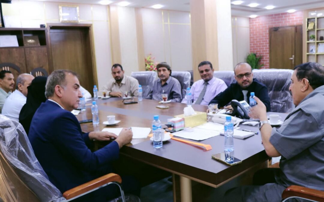 مدير أمن العاصمة عدن يلتقي ممثل المفوضية السامية لحقوق الإنسان التابعة للأمم المتحدة.