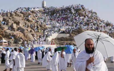 على عرفات.. ضيوف الرحمن يؤدون ركن الحج الأعظم