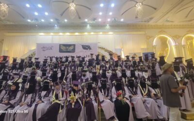 ثانوية بارباع في العاصمة عدن تحتفل بتخرج دفعة جديدة من طالباتها وسط أجواء فنية وبهية