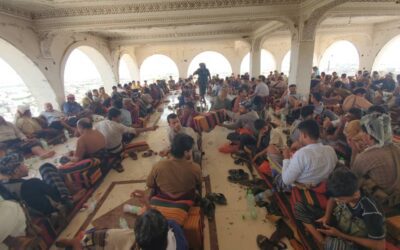 قيادات كبيرة تشارك ال بافقية فرحتهم بحفل زواج ابنهم حسين السيد في أبين