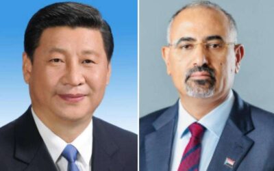 الرئيس الزُبيدي يُعزي الرئيس شي جين بينغ في ضحايا الفيضانات التي اجتاحت شمال الصين