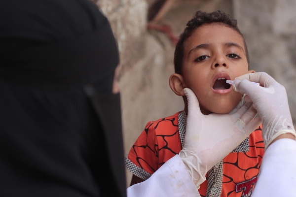 الأمم المتحدة تعلن عن رقم كبير في إصابات  شلل أطفال في اليمن