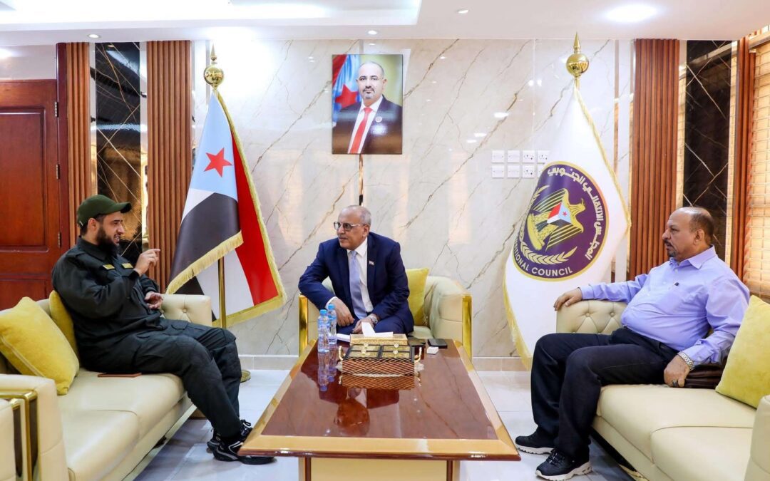 الكثيري يطّلع على الأوضاع الأمنية بمحافظة لحج