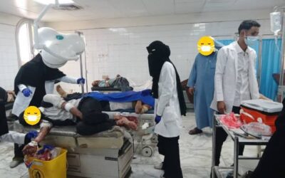 ثلاث وفيات وتسع إصابات في حادث مروع في خط الرجاع محافظة لحج ـصورـ