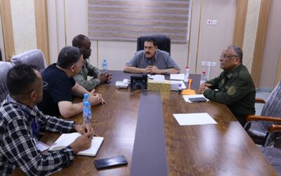 اللواء الشعيبي يلتقي ممثلي  مكتب الأمم المتحدة للأمن والسلامة الدولية في العاصمة عدن.