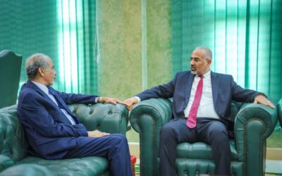 الرئيس الزُبيدي يُناقش مع الفريق الصبيحي تطورات الأوضاع العسكرية والأمنية في المحافظات المحررة