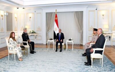 السيسي يبحث مع قائد القيادة المركزية الأمريكية كوريلا أوضاع الشرق الأوسط