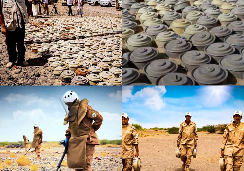 مسام ينزع 3701 لغم حوثي خلال شهر يوليو الجاري