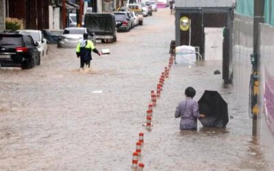 كوريا الجنوبية.. وفاة 18 على الأقل جراء أمطار غزيرة