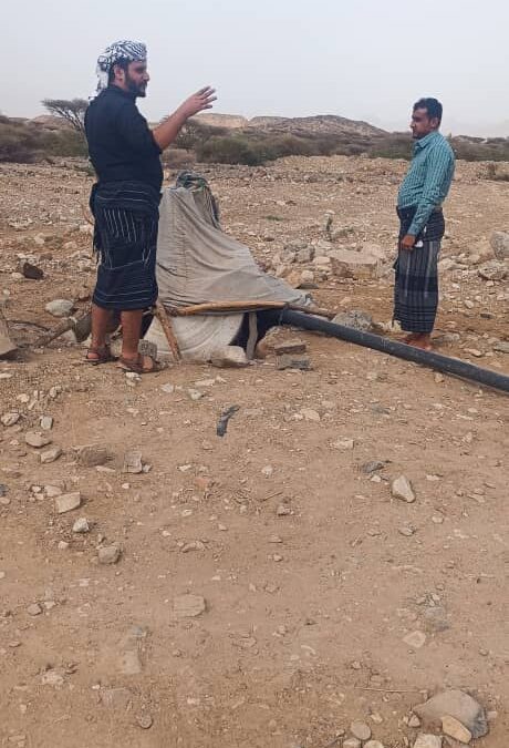 نائب المنسق العام يناشد باستكمال شبكة  المياه بمنطقة  حبيل برق ونواحيها