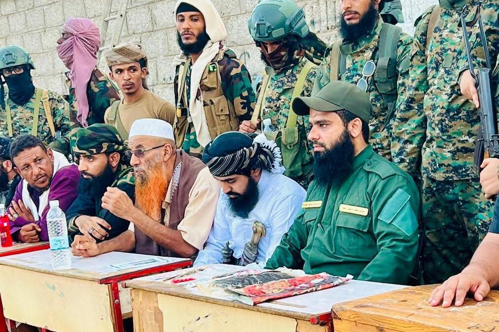 مدير مكافحة المخدرات بقوات الحزام الأمني يشارك في فعالية توعوية بمخاطر المخدرات بلحج