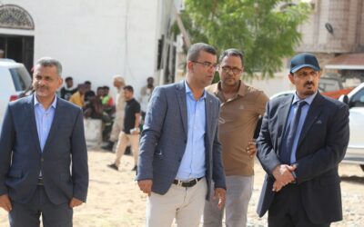 محافظ حضرموت يفتتح المبنى الجديد لصندوق النظافة والتحسين بساحل حضرموت