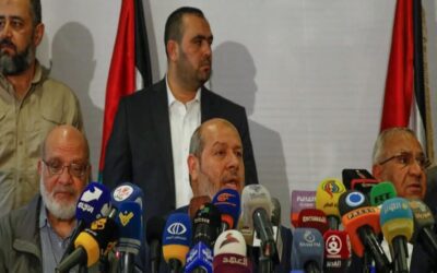 رئيس #المخابرات_المصرية يبحث مع وفد حماس جهود التهدئة في غزة