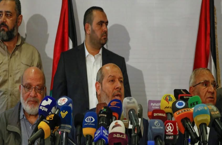 رئيس #المخابرات_المصرية يبحث مع وفد حماس جهود التهدئة في غزة