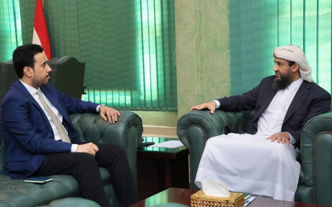 المحرّمي يبحث مع رئيس هيئة التشاور مستجدات الأوضاع وتنسيق الجهود