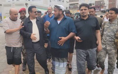 الداؤودي و الحسيني يشرفان على أعمال شفط مياه الأمطار في عدد من شوارع مديرية المنصورة