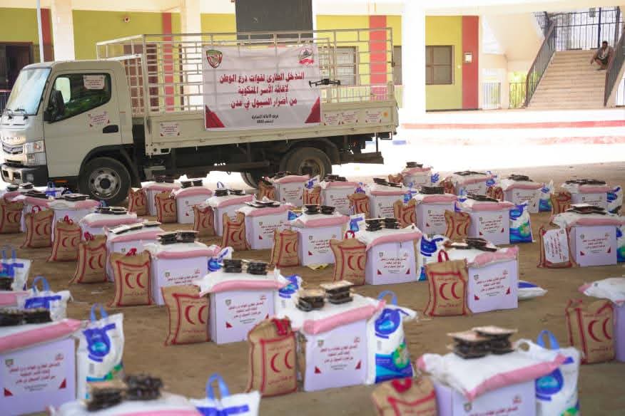 درع الوطن تدشن حملة إغاثية لمتضرري السيول في العاصمة عدن