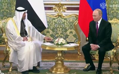 فلاديمير #بوتين يجتمع مع محمد بن_زايد آل نهيان في الكرملين