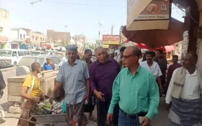 السلطة المحلية بزنجبار ومكتب الزراعة بأبين ينفذان حملة لضبط أسعار الخضروات والدجاج واللحوم