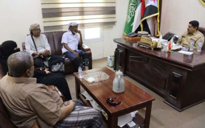 العميد المحمدي يلتقي نقابة المعلمين والتربويين الجنوبيين بساحل حضرموت