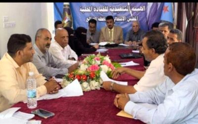 تنفيذية انتقالي الضالع تناقش مستوى الانضباط الإداري وتعزيز الأداء المؤسسي