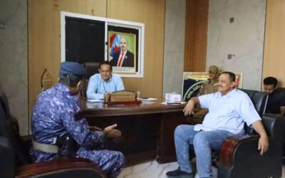 رئيس انتقالي لحج يطلع على جهود شرطة النجدة بالمحافظة
